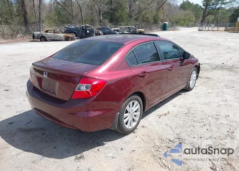 2012 Honda Civic Ex-L from USA, damaged, VIN 19XFB2F95CE030600